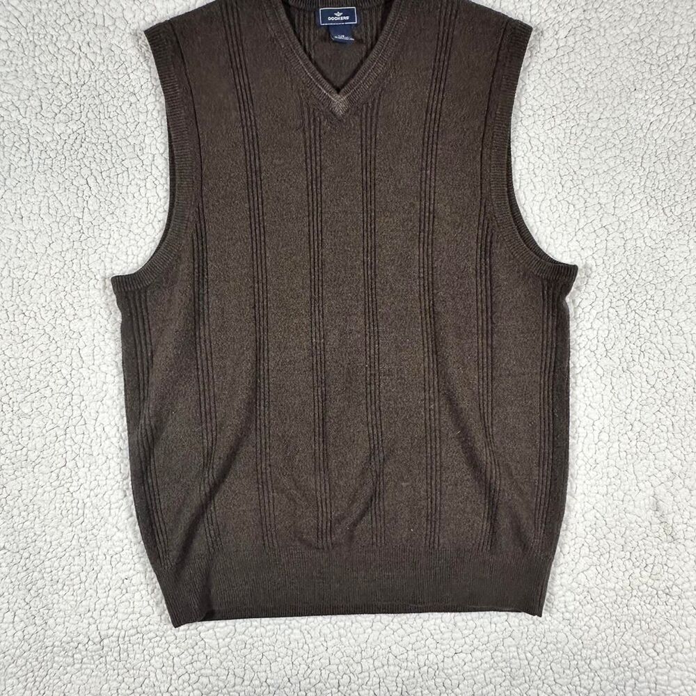Dockers Men's Brown Gilet